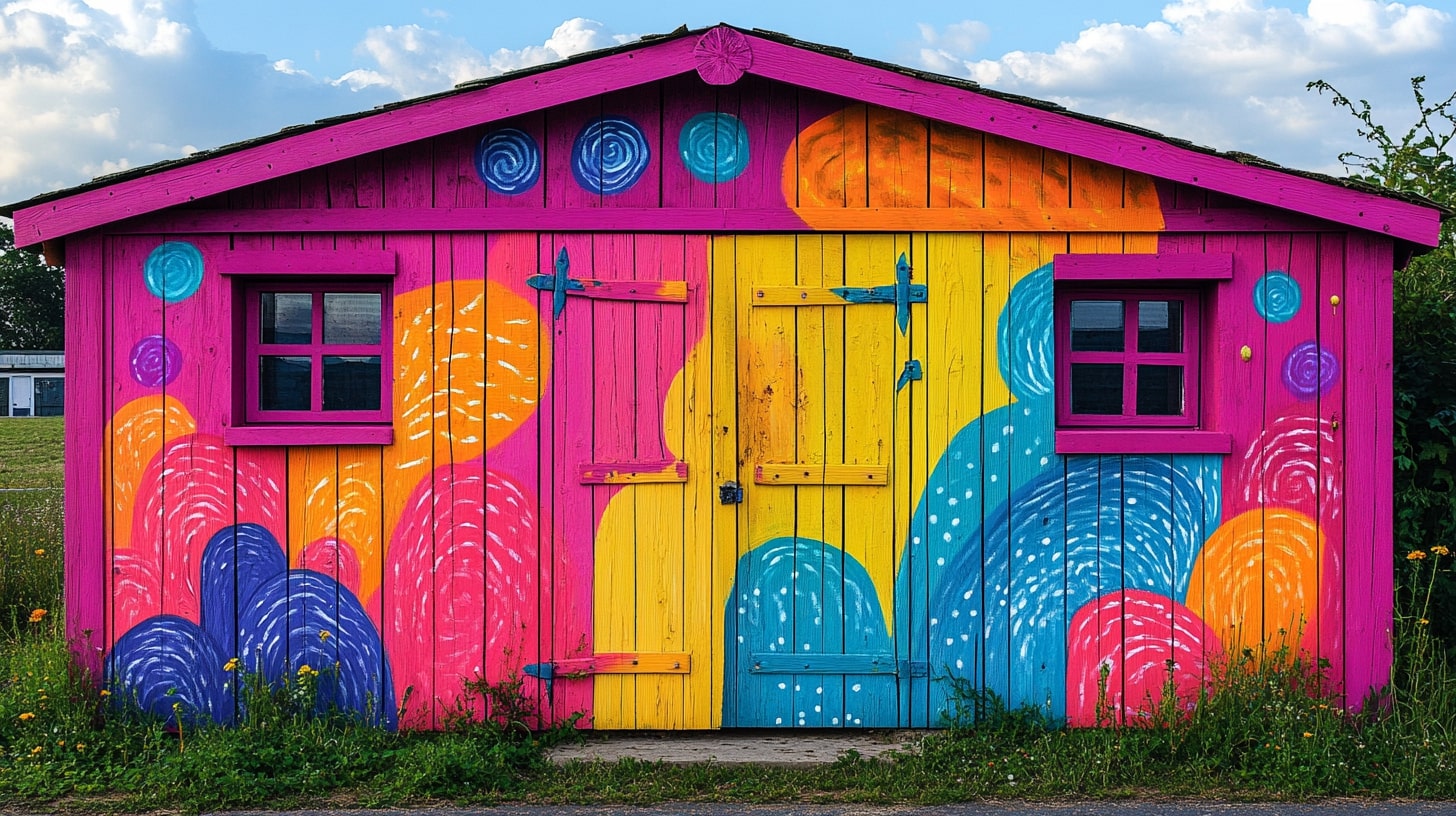 Cabanon coloré