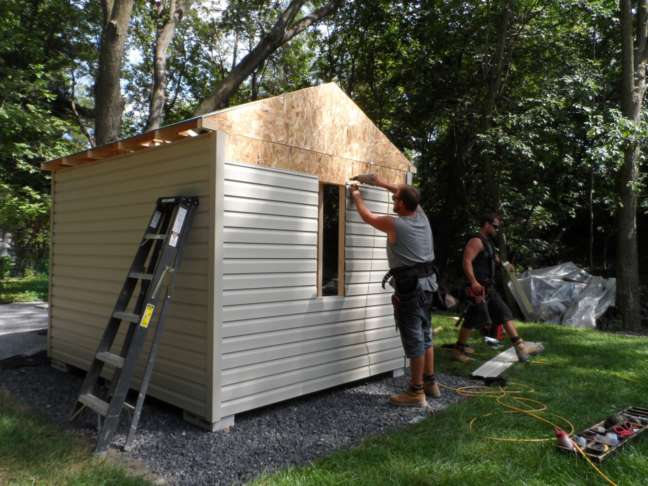 Installation de Cabanon de Jardin | Cabanons Boyer | Rive-Sud