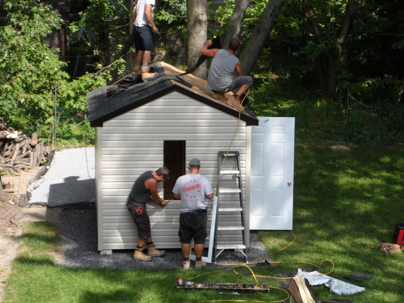 Installation de Cabanon de Jardin | Cabanons Boyer | Rive-Sud